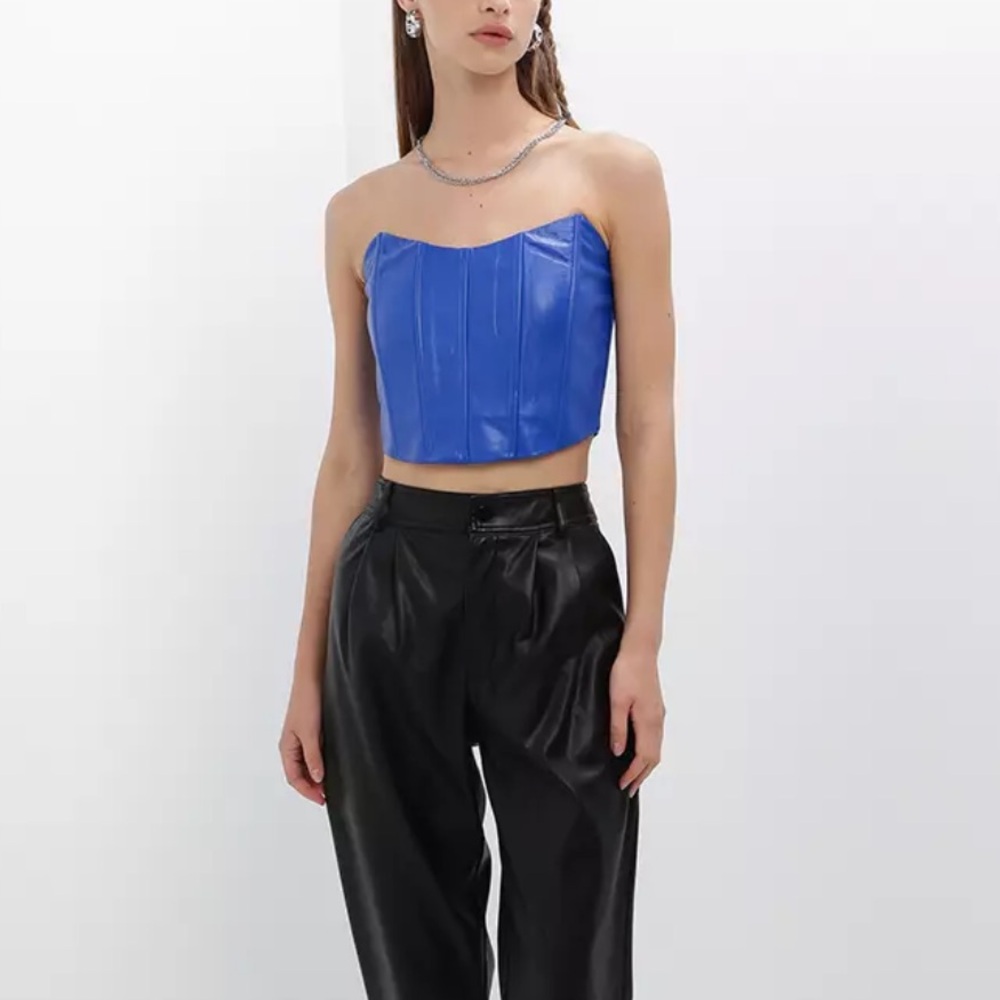 Peppermayo Cobalt Blue Strapless Set - Picture 6 of 6